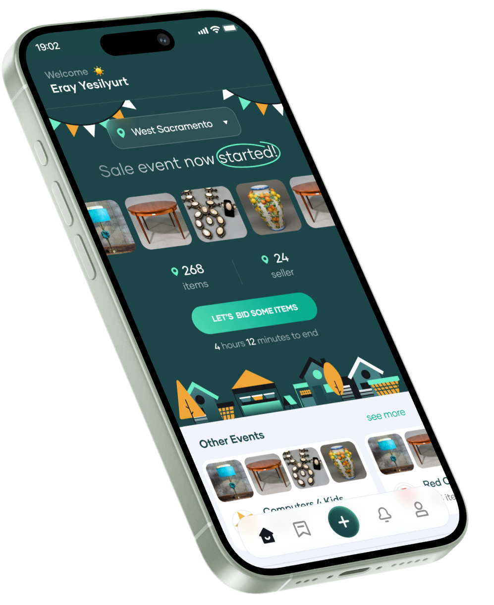 FleaBid Mobile App Preview